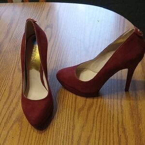 MICHAEL Michael Kors Burgundy Heels